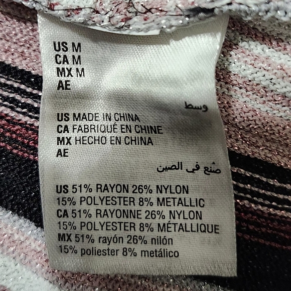 INC International Concepts Multicolor Striped Tank Top - Picture 6 of 6